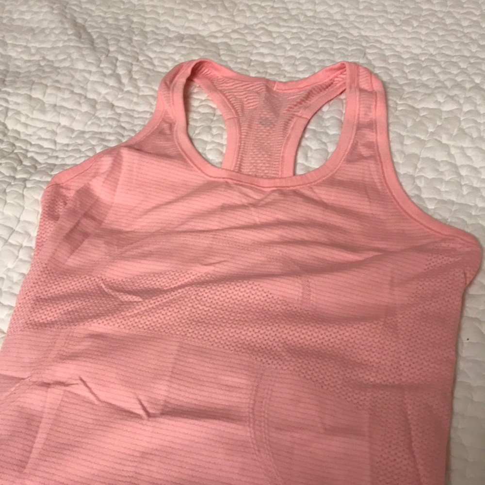 Pink Lululemon Swiftly Tech Tank